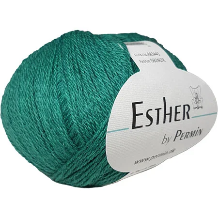Permin Esther Garn – fv 883440 Gräs grön Lågt pris