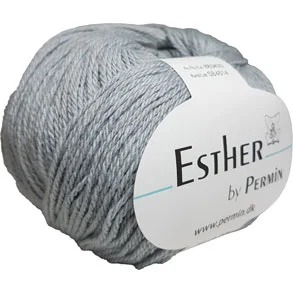Permin Esther Garn -fv 883433 Mus grå Erbjudande