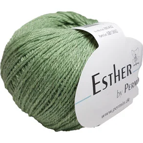 Permin Esther Garn -fv 883432 Pastellgrön Rea