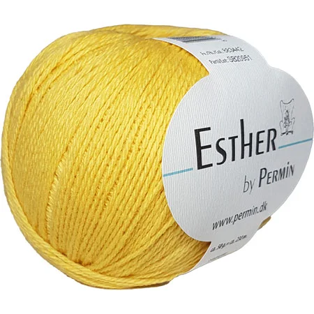 Permin Esther Garn – fv 883442 Gul Nyhet