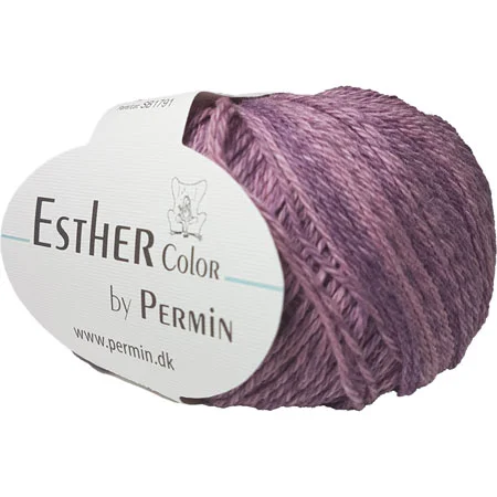 Permin Esther Garn – fv 883982 Lilla Rosa I lager