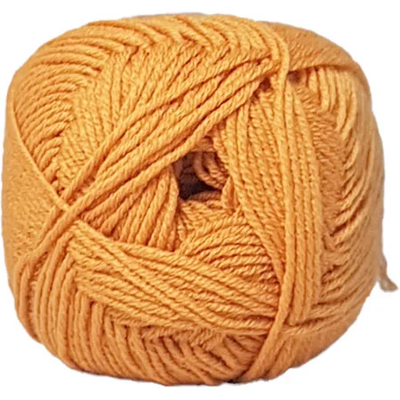 Hjertegarn Lana Cotton 212 – Bomullsgarn – Merino Garn – fv 3810 Karrygul Utförsäljning