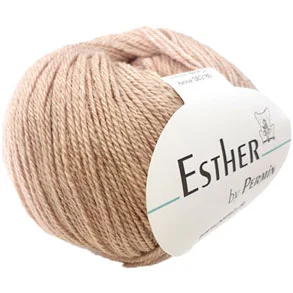 Sänkt pris Permin Esther Garn – fv 883402 Ljus Pudder