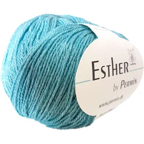 Säker betalning Permin Esther Garn – fv 883423 Aqua Grön