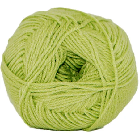 Hjertegarn Lana Cotton 212 – Bomullsgarn – Merino Garn – 1435 Lime Grön Sista chansen