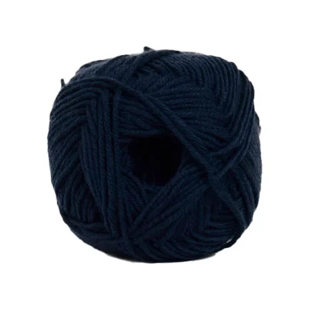 Bästa pris Hjertegarn All Seasons Garn – Merino & Bomullsgarn – fv 1660 Marineblå