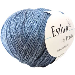 Begränsad tid Permin Esther Garn – fv 883409 Ljus Cobolt