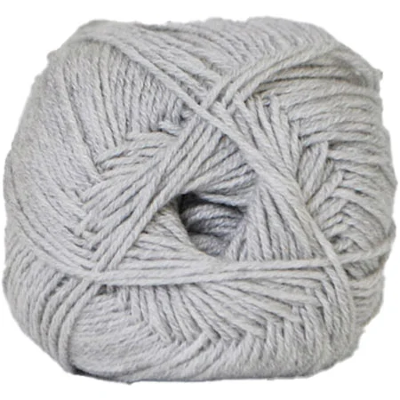 Hjertegarn Lana Cotton 212 – Bomullsgarn – Merino Garn – fv 434 Ljus Grå Premium