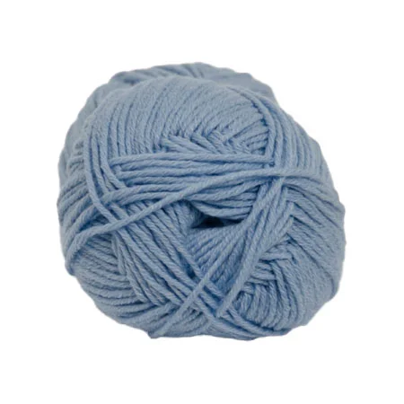 Kampanj Hjertegarn All Seasons Garn – Merino & Bomullsgarn – fv 6007 Ljus Blå
