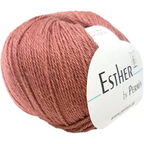 Fynd Permin Esther Garn – fv 883415 Mörk Gammal Rosa