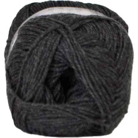 Kampanjpris Hjertegarn Lana Cotton 212 – Bomullsgarn – Merino Garn – fv 403 Koks Grå