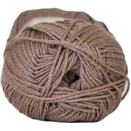 Fri frakt Hjertegarn Lana Cotton 212 – Bomullsgarn – Merino Garn – 2133 Brun