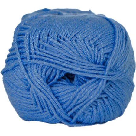 Billigare Hjertegarn Lana Cotton 212 – Bomullsgarn – Merino Garn – 621 Himmelblå