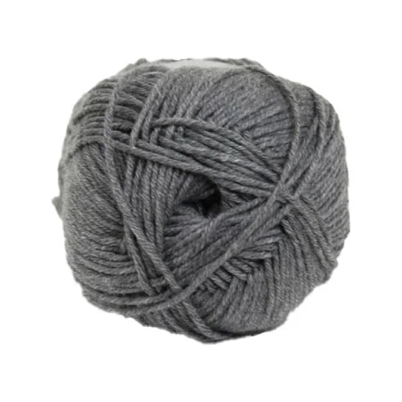 Hjertegarn All Seasons Garn – Merino & Bomullsgarn – fv 435 Mellan Grå Reapris