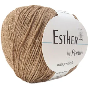 Kampanjpris Permin Esther Garn – fv 883417 Mörk Beige