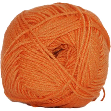 Beställ nu Hjertegarn Lana Cotton 212 – Bomullsgarn – Merino Garn – 1346 Orange