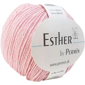 Permin Esther Garn – fv 883413 Ljus Röd Populärt val