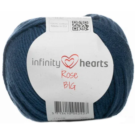 Infinity Hearts Rose Big Garn 114 Marinblå Premium