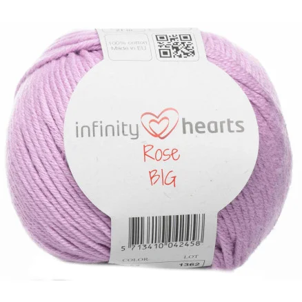 Infinity Hearts Rose Big garn 52 Lila Begränsat antal