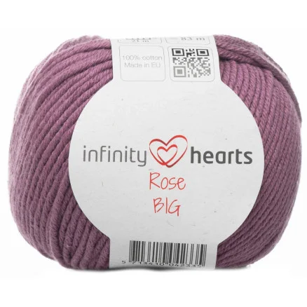 Infinity Hearts Rose Big Garn 78 Mörk Gammelrosa Begränsat erbjudande