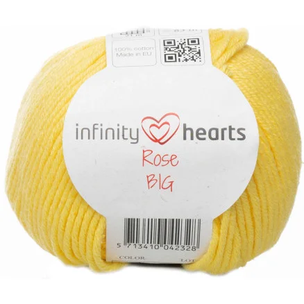 Infinity Hearts Rose Big Garn 179 Gul Fynd