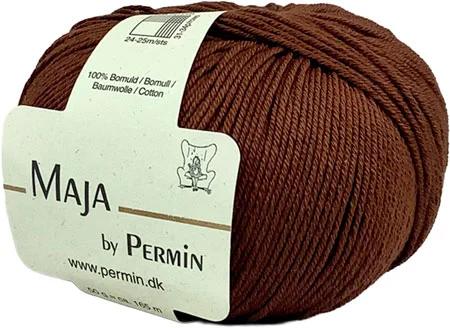 Maja Permin – 100% Bomullsgarn Fv 880366 Nutsshell Kundfavorit