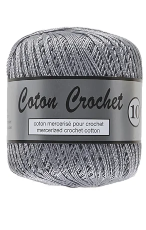 Rabatt Merceriserat Bomullsgarn Coton Crochet Lammy Yarn Fv 038 Ljus Grå