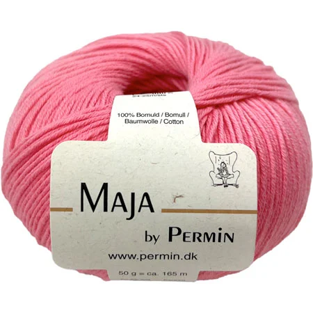 Handla nu Maja Permin – 100% Bomullsgarn Fv 880364 Pink