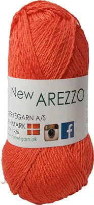 Köp nu New Arezzo Hjertegarn – Bambusgarn – Hørgarn – Bomuldsgarn – Fv 1448 Mörk orange