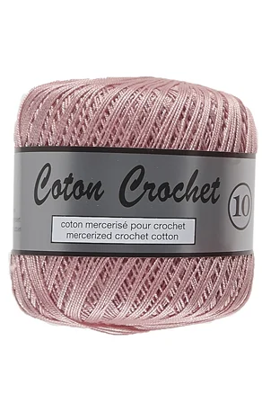Merceriserat Bomullsgarn Coton Crochet Lammy Yarn Fv 031 L.Rosa Fynd