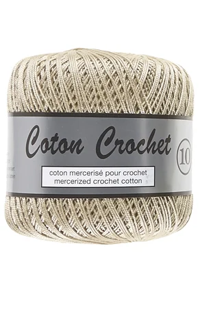 Billigare Merceriserat Bomullsgarn Coton Crochet Lammy Yarn Fv 791 Kaffe med grädde