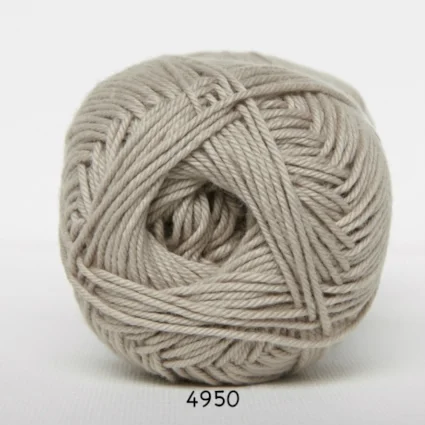 Cotton nr. 8 – Bomullsgarn – Virkgarn – fv 4950 Mörk Beige Bästa pris