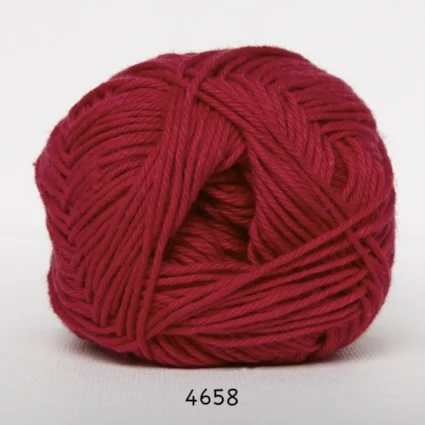 Fynd Cotton nr. 8 – Bomullsgarn – Virkgarn – fv 4658 Mörk Pink