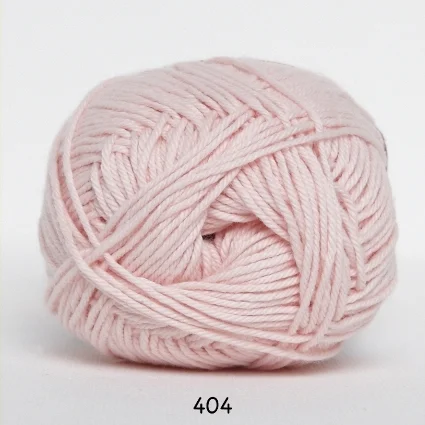 Köp online Cotton nr. 8- Bomullsgarn – Virkgarn – fv 404 Ljuseröd