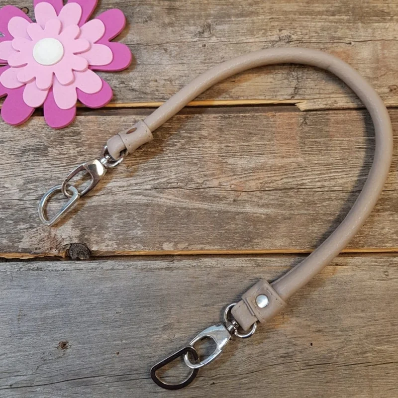 Väskhandtag44 cm Gråbeige Silver 22171 1 st handtag Sänkt pris