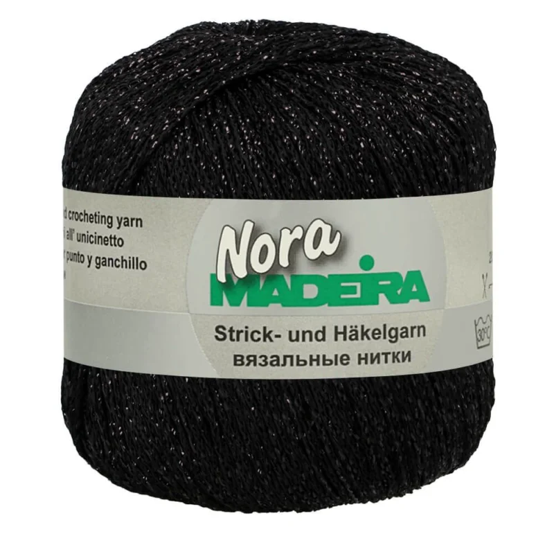 Glittergarn Nora 25 g Madeira Nr 380 Svart Handla nu