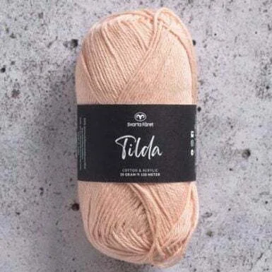 Erbjudande Tilda garn 50 g Svarta Fåret Aprikos Nr 506
