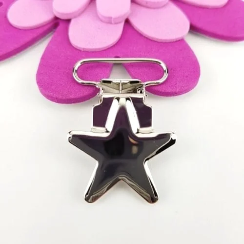 Clips Stjärna Silver Extra rabatt
