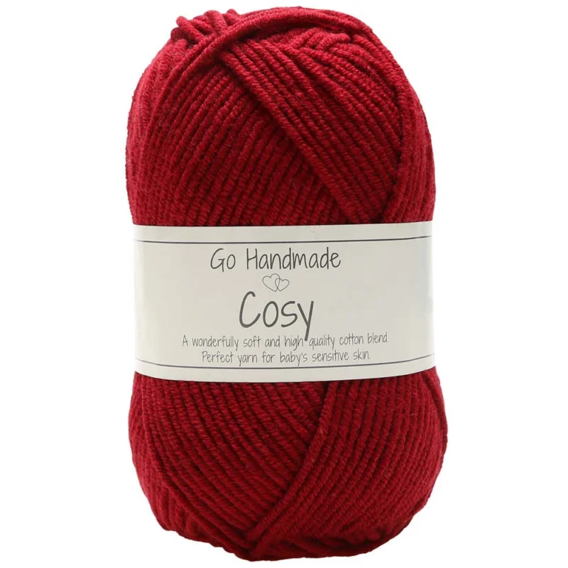 Cosy garn 50 g Go Handmade Winter Red 17462 Rabatt