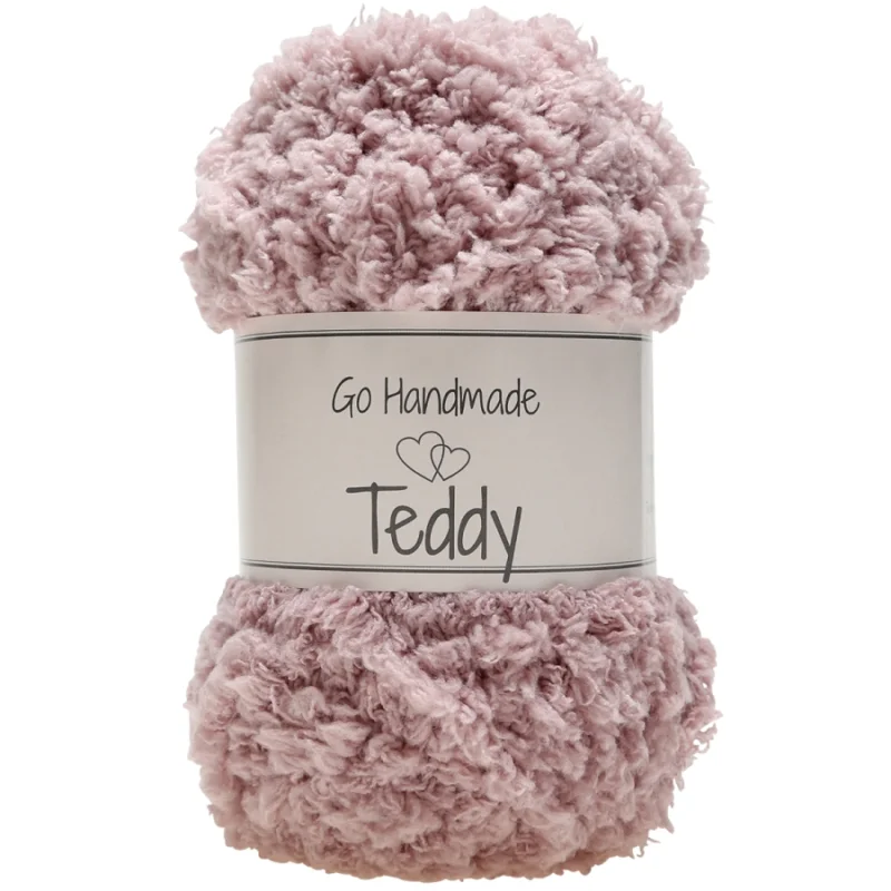 Rabatt Teddy garn 50 g Light lavender 17375Go Handmade