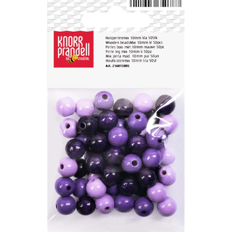 Träpärlor 10 mm Knorr PrandellLilamix Populär