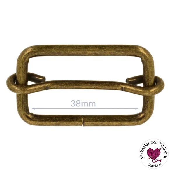 Väskspänne Antikbrons 38 mm 1 st 017 Fri frakt