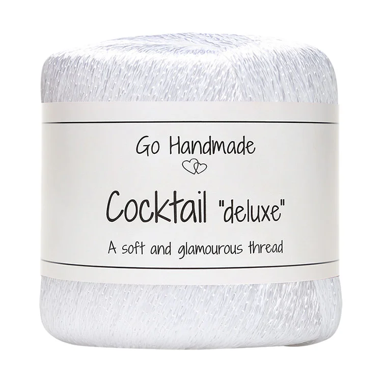 Glittergarn Cocktail Deluxe 25gVit 17550 Go Handmade Beställ idag