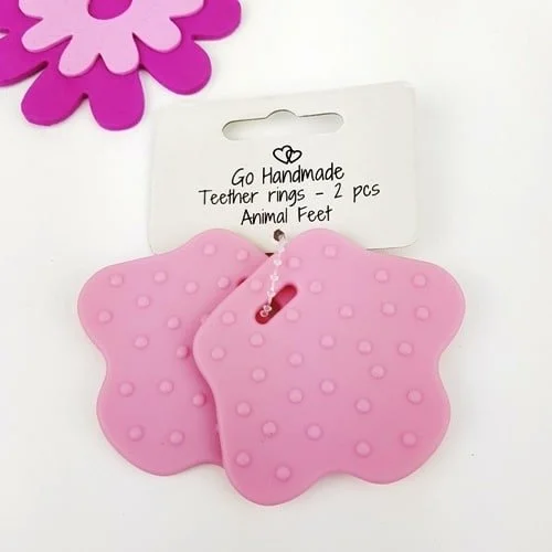 Bitringar Fötter 2 st Gammelrosa 22055 Go Handmade Begränsad tid