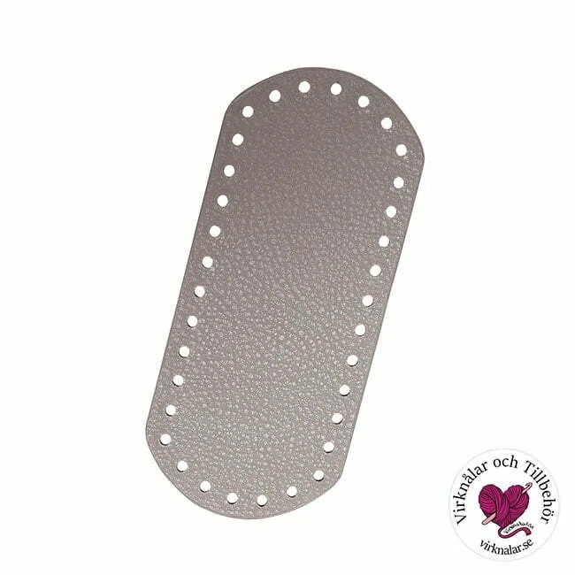 Väskbotten Grå beige rundade hörn 18,5 x 8 cm 22573 Go Handmade Rea