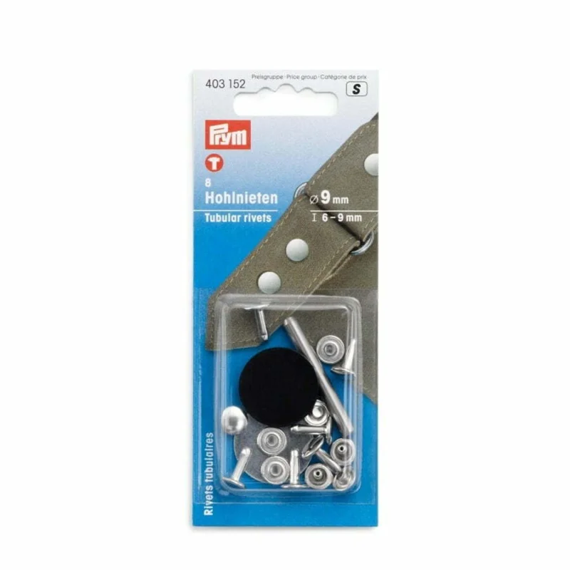 Nitar Silver Diam 9 mm L 6-9 mm 8 st 403 152 Prym Premium