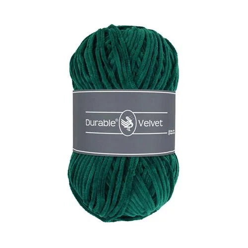 Begränsad tid Sammetsgarn Durable Velvet 100g Forest Green Mörkgrön 2150