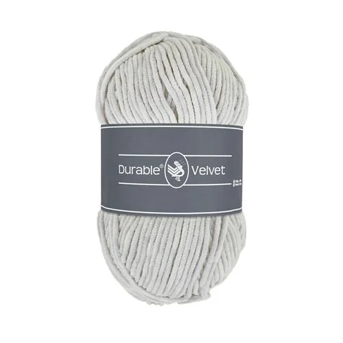 Sammetsgarn Durable Velvet 100g Chateau Grey Ljusgrå 415 Begränsat antal