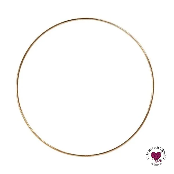 Metallringar i Guld 30 cm 2 st Beställ idag
