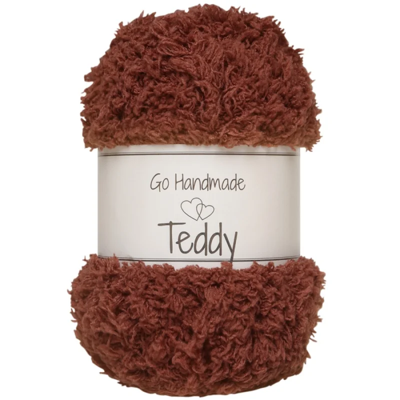 Teddy garn 50 g Caramel 17486Go Handmade Billigare